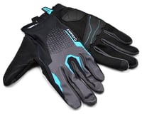 Giant Rev Long Finger Gloves (Black/Blue) (S)