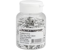 Jagwire Cable End Crimps (Silver) (1.8mm) (Bottle of 500)