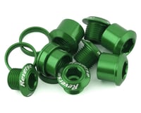 Reverse Components Chainring Bolt Set (Green) (4 Pack)