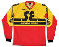 SE Racing 45 Years of Radness Retro BMX Jersey (Red/Yellow)