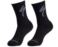 Specialized Merino Midweight Tall Logo Socks (Black)