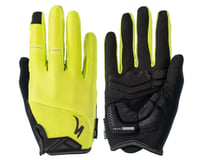 Specialized Body Geometry Dual-Gel Long Finger Gloves (Hyper Green)