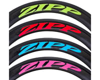 ZIPP Decal Set (Disc/808 Matte Red Logo) (Complete for One Wheel)