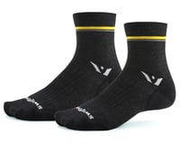 Swiftwick Pursuit Four Ultralight Socks (Retro Stripe/Charcoal)