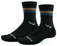 Swiftwick Pursuit Hike Six Lightweight Socks (Sunset Stripe)