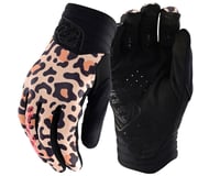 Troy Lee Designs Women's Luxe Gloves (Leopard Bronze)