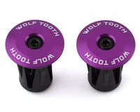 Wolf Tooth Components Alloy Bar End Plugs (Purple)