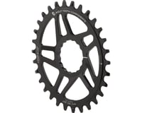 Wolf Tooth Components PowerTrac Oval Chainring (Black) (Reverse-Dish)