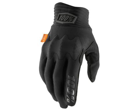 100% Cognito Full Finger Gloves (Black/Charcoal) (2XL)