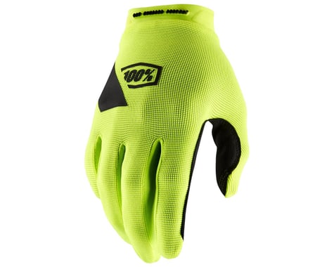 100% Ridecamp Gloves (Fluo Yellow) (S)