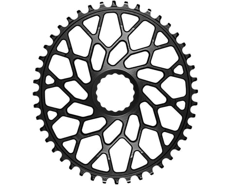 Absolute Black Easton Direct Mount CX Oval Chainring (Black) (1x) (3mm Offset/Boost) (Single) (46T)
