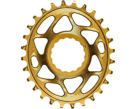 Absolute Black Direct Mount Race Face Cinch Oval Chainrings (Gold) (Single) (3mm Offset/Boost) (26T)