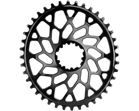 Absolute Black GXP/BB30 Direct Mount Oval CX Chainring (Black) (1x) (6mm Offset) (Single) (38T)