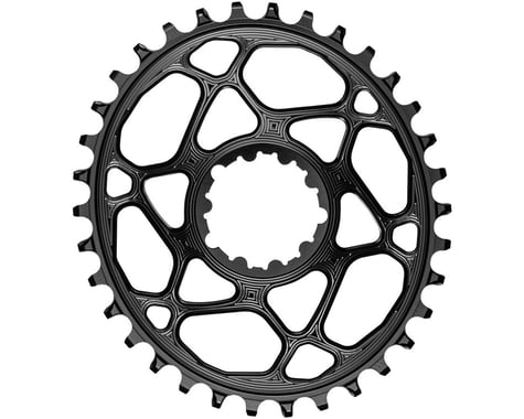 Absolute Black SRAM GXP Direct Mount Oval Chainrings (Black) (Single) (3mm Offset/Boost) (36T)