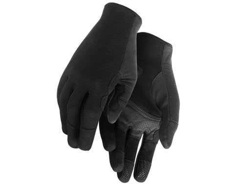 Assos Trail Long Finger Gloves (Black Series) (M)