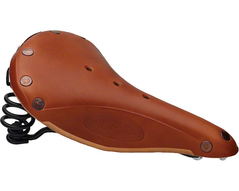 Brooks Flyer Special Men's Leather Saddle (Honey) (Black Steel Rails) (175mm)