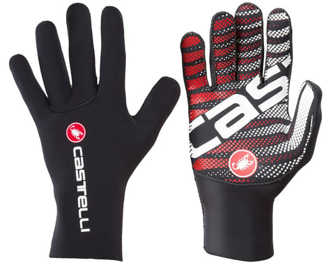 Castelli Diluvio C Long Finger Gloves (Black) (S/M)