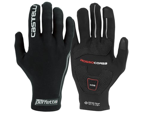 Castelli Perfetto Light Long Finger Gloves (Black) (M)