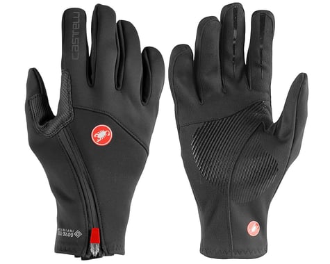 Castelli Mortirolo Long Finger Gloves (Light Black) (S)