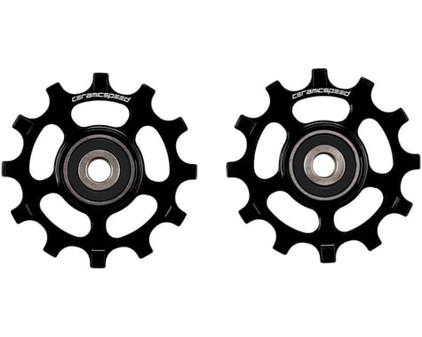 CeramicSpeed 12T Pulley Wheels (Black) (SRAM AXS Road)
