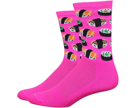 DeFeet Aireator 6" Sushi Socks (Pink) (L)