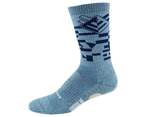 DeFeet Woolie Boolie Comp Socks (Razzle/Sapphire Blue) (M)