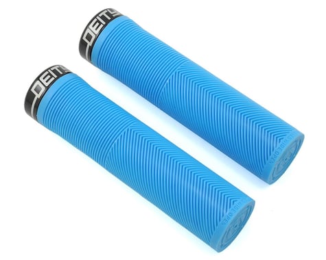 Deity Knuckleduster Lock-On Grips (Blue) (132mm)