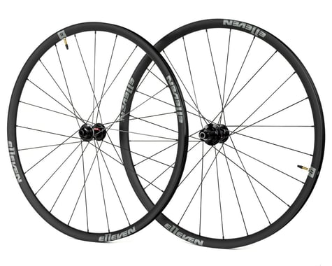 E11even Alloy Disc Gravel 25mm Wheelset (Black) (Shimano/SRAM 11spd Road) (12 x 100, 12 x 142mm) (700c / 622 ISO)