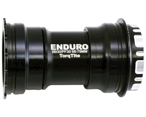 Enduro TorqTite Stainless Bottom Bracket (Black) (BBRight)