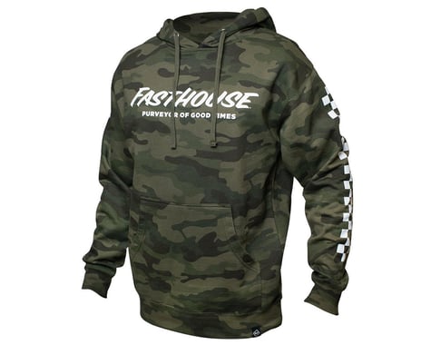 Fasthouse Inc. Logo Hooded Pullover (Camo) (3XL)