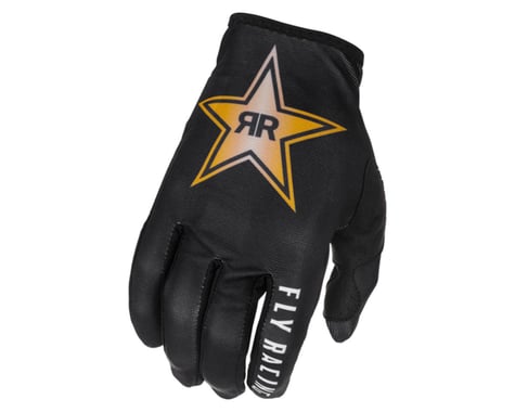 Fly Racing Lite Rockstar Gloves (Black/Gold/White) (S)