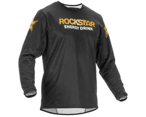 Fly Racing Kinetic Rockstar Jersey (Black/Gold) (XL)