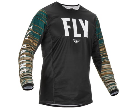 Fly Racing Kinetic Wave Jersey (Black/Rum) (XL)