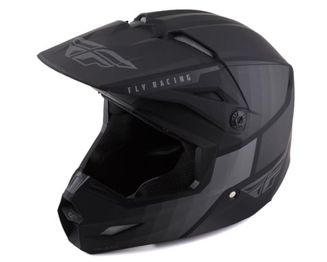 Fly Racing Kinetic Drift Helmet (Matte Black/Charcoal) (M)
