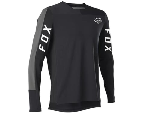 Fox Racing Defend Pro Long Sleeve Jersey (Black) (L)