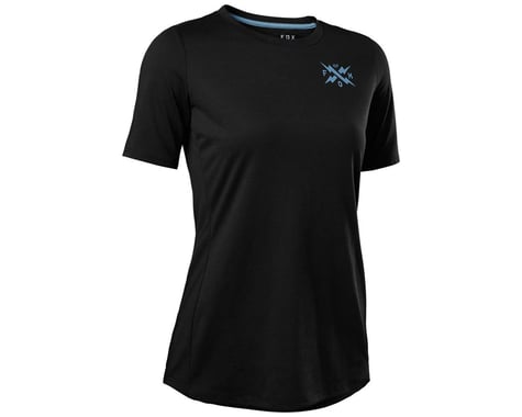 Fox Racing Women's Ranger Drirelease Calibrated Short Sleeve Jersey (Black) (M)