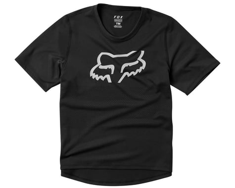 Fox Racing Youth Ranger Short Sleeve Jersey (Black) (Youth S)