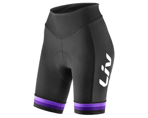Liv Women's Race Day Shorts (Black/Purple) (S)