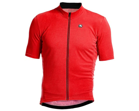 Giordana Fusion Short Sleeve Jersey (Watermelon Red/Black) (S)