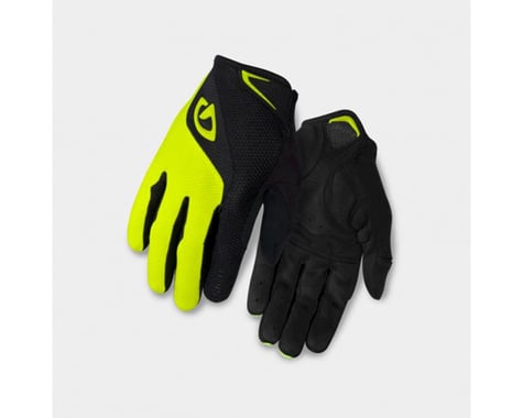 Giro Bravo Gel Long Finger Gloves (Yellow/Black) (M)