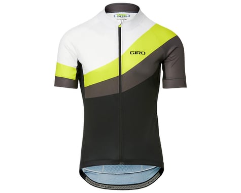 Giro Men's Chrono Sport Short Sleeve Jersey (Citron Green Render) (S)