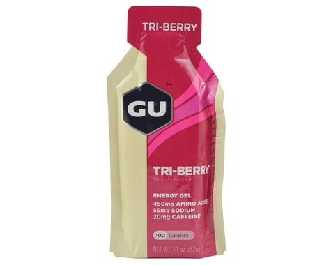 GU Energy Gel (Tri Berry) (1 | 1.1oz Packet)