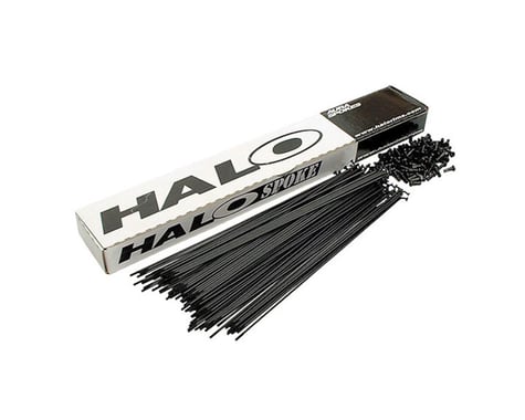 Halo Wheels Aura 14g Spokes (Black) (260mm)