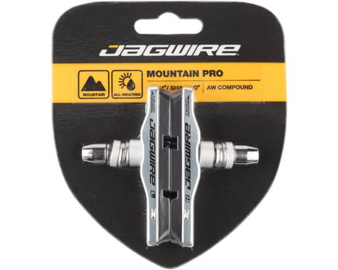 Jagwire Mountain Pro V-Brake Pads (Silver) (1 Pair)
