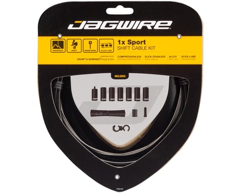 Jagwire 1x Sport Shift Cable Kit (Black) (Shimano/SRAM) (Mountain & Road) (1.1mm) (2300mm)