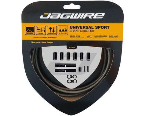 Jagwire Universal Sport Brake Cable Kit (Sterling Silver) (Stainless) (Road & Mountain) (1.5mm) (1350/2350mm)