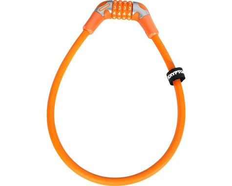 Kryptonite KryptoFlex 1265 4-Digit Combo Cable Lock (Medium Orange)