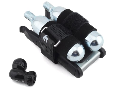 Lezyne Twin Kit CO2 Inflator & Tire Repair Kit (Black)