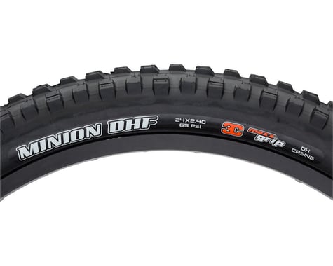 Maxxis Minion DHF Trail Mountain Tire (Black) (Wire) (24" / 507 ISO) (2.4") (3C MaxxGrip)