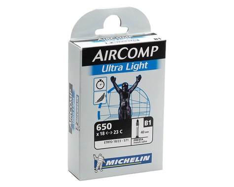 Michelin 650c AirComp Ultra Light Inner Tube (Presta)